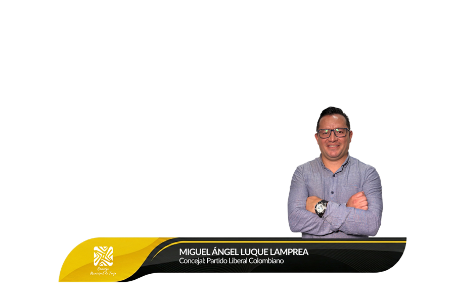 Retrato de Miguel Angel Luque Lamprea
